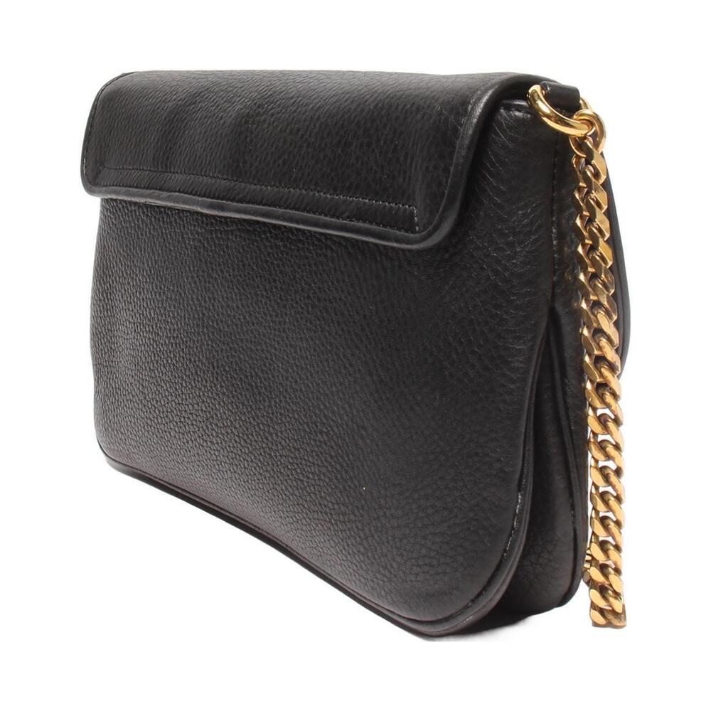 Gucci Bucharest chain shoulder bag black pebbled leather - Picture 3 of 6